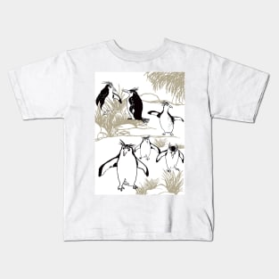 Royal Penguins Kids T-Shirt